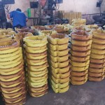 sand casting mould in produciton