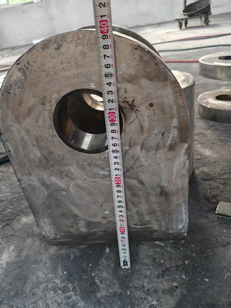 Measuring high-strength insert in welded assembly