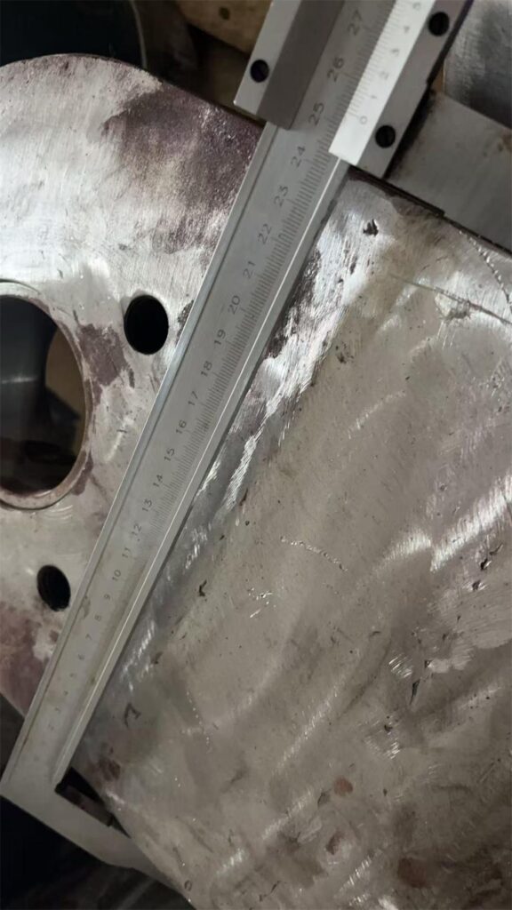 Dimension inspection of anti-rust coated component before packing