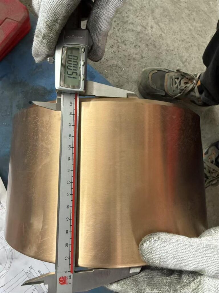 industrial bronze casting quality control process