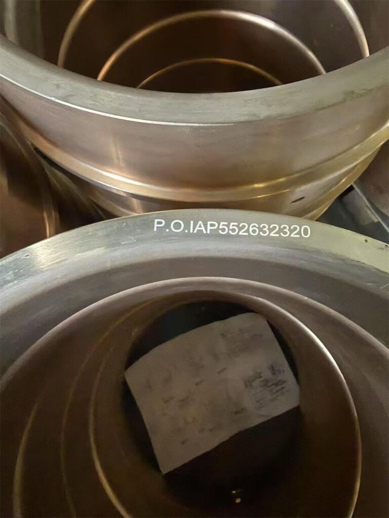 export packing for C93700 centrifugal cast bronze bushings ready for shipment