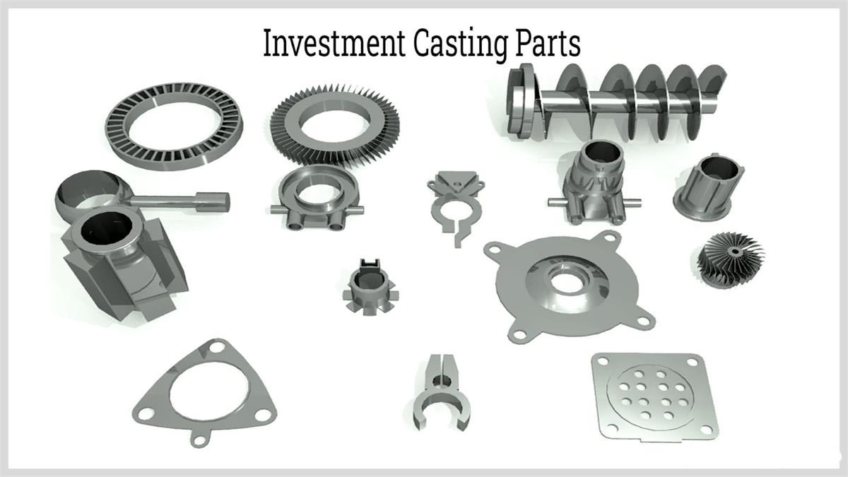 silica sol investment casting stainless steel components